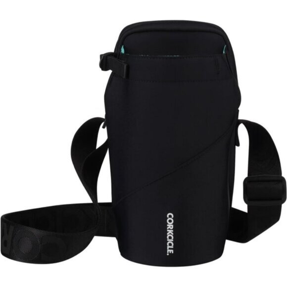 Corkcicle Handbags - ⚡Corkcicle Black Neoprene Crossbody Water Bottle Adjustable Strap Sling Bag